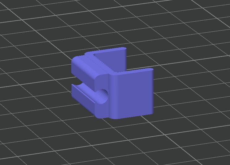 Filament tube board clip