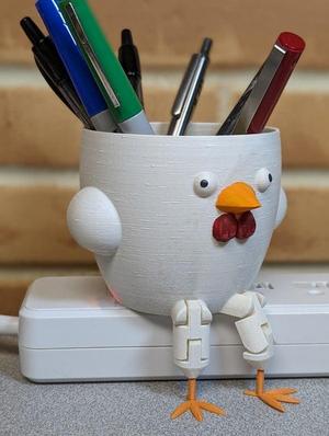 Chicken Mug with Flexi Legs