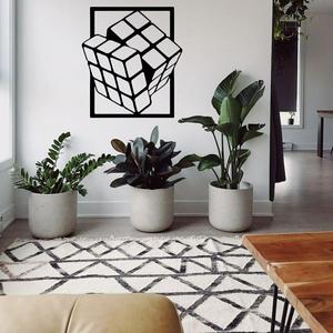 RUBBY CUBE WALL DECORATION