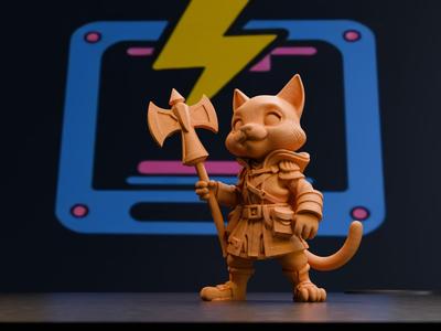 Ravari Ironpaw -Catfolk Hammer Guard