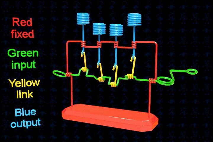 Mechanical Crank with Pistons