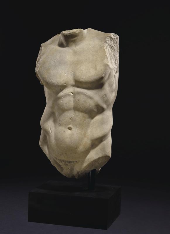 Marble Torso of the Diadumenos of Polykleitos