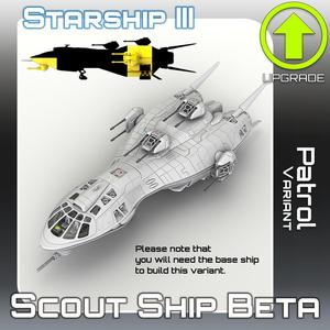 Scout Ship Beta Patrol Variant Upgrade
