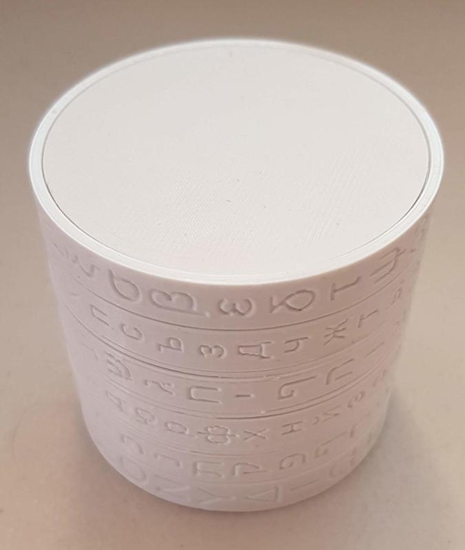 Print in Place Cryptex Capsule