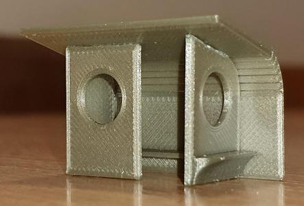 Přístřešek zastávky Prefa - Spálov TT 1:120