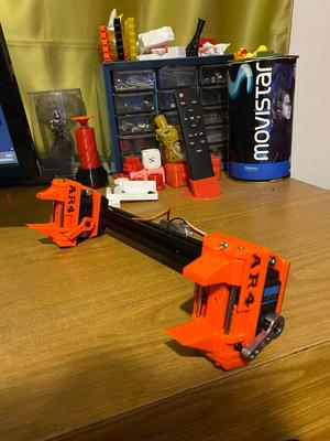 Double AR4 Servo Gripper for MK52 Prusa Bed