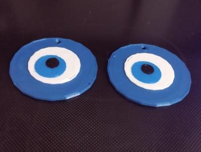Greek Eye Keychain