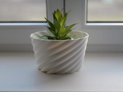 Modern flower pot