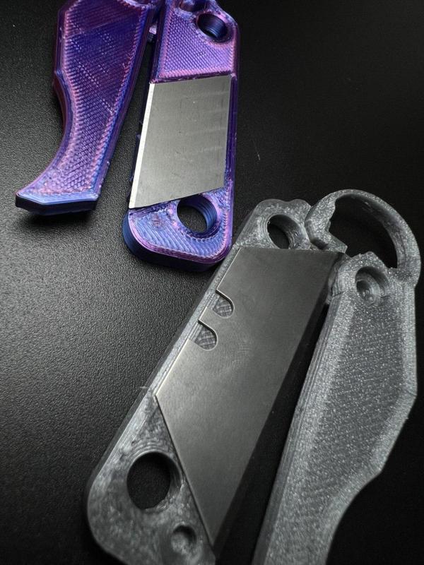 Cutter knife for rod filament