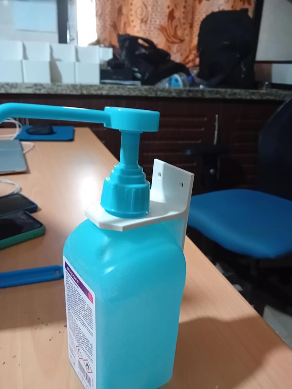 Hand sanitizer bottle holder