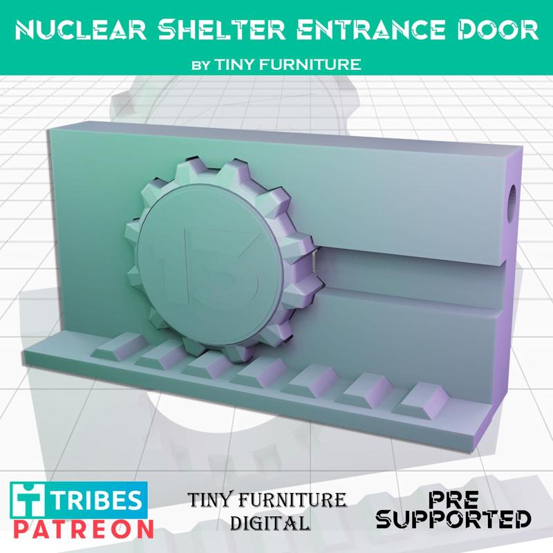 Nuclear Shelter Entrance Door