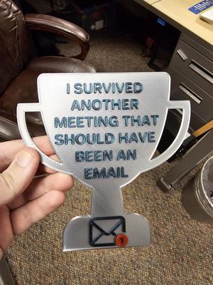 Meeting Survival Sign