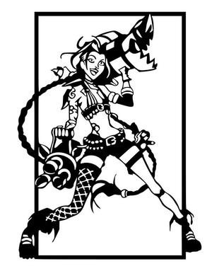 Jinx Fans - League of Legends Gaming Room Wall Decor