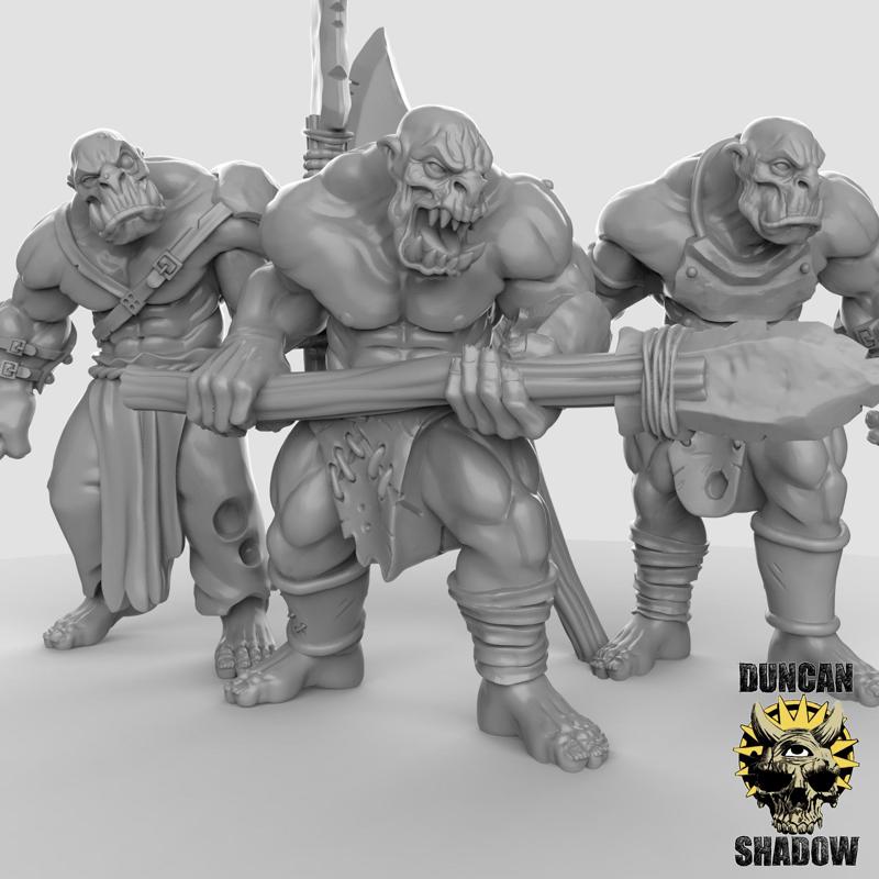 Orcs with Spears (Pre Supported)