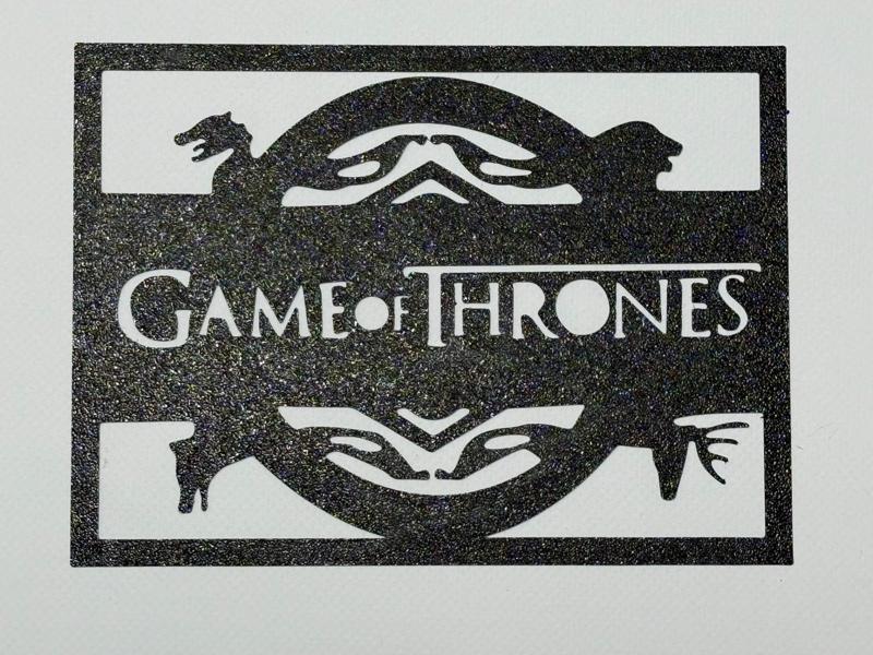 Game of Thrones silhouette (wall art)