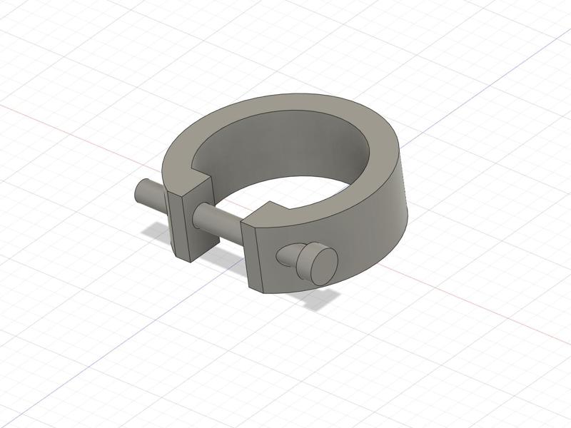 Curtain tiebacks ring - V1