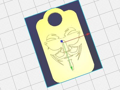 LLAVERO - KEYCHAIN - VENDETTA