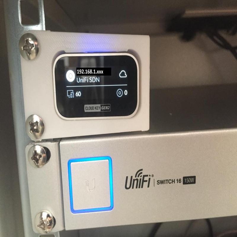 Ubiquiti cloud key gen 2 rack mount