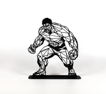 Geometric Low Poly Incredible Hulk