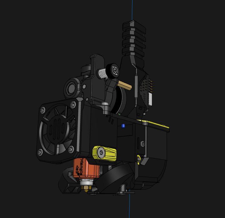 RR V-Core 3.4 Toolhead(Vcore 4 to 3.1) w/ Dragon Ace CF Plate & Better Duct