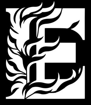 Stencil: Letter E (version 4)