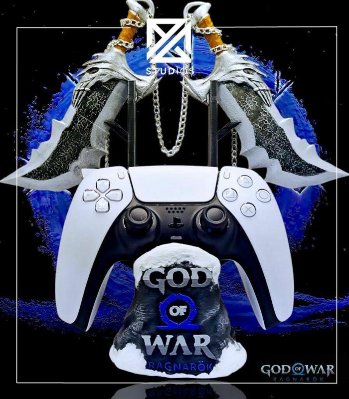 PS4 & PS5 CONTROLLER HOLDER GOD OF WAR RAGNAROK - SWORDS OF CHAOS
