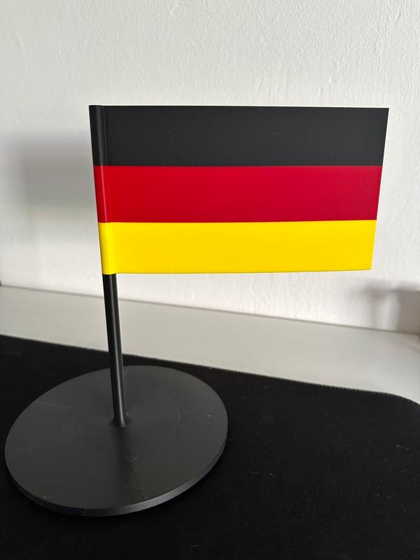 German Flag Table Stand  / Deutschland Fahne EM 2024