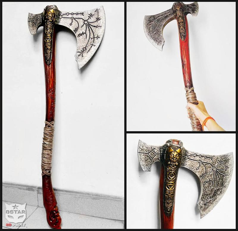 weapon Kratos - Leviathan Axe - God of war 2018 for cosplay