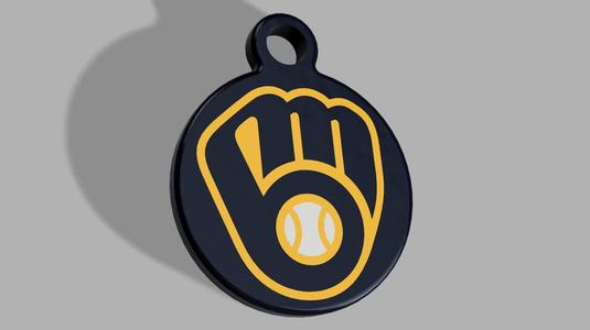 MLB - Milwaukee Brewers Keyring