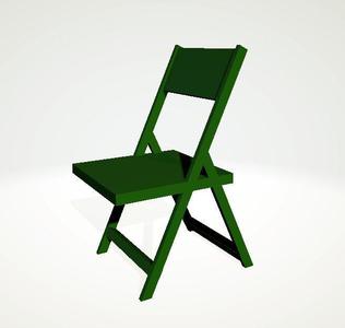 Folding chair scale 1 to 15
