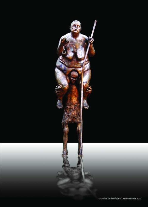 Survival of The Fattest - by Jens Galschiøt