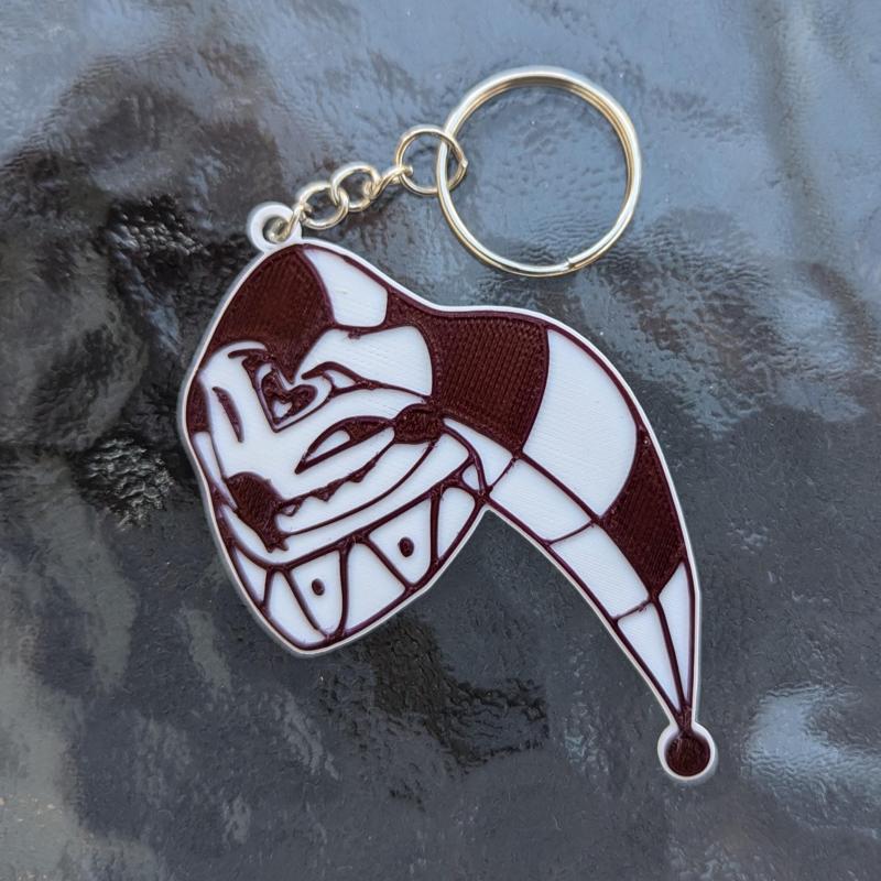 Fizzarolli Helluva boss keychain, hazbin hotel universe