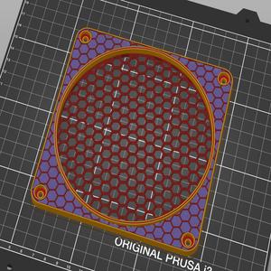 Honeycomb Fan cover 140mm 