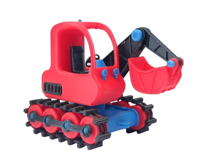 Yellow Excavator version 3 with Movements