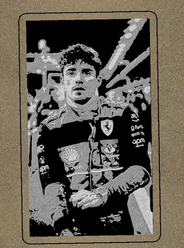 Charles Leclerc 3D Picture