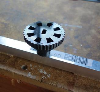 Knob for M6 Squared off Bolt - Tall and Wide