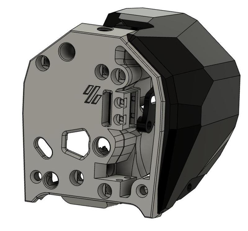 Stealthburner Clockwork2 (new) Main Body with M6 and runout + ERCF toolhead switch