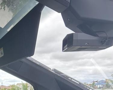 Uniden radar detector mount for Cybertruck