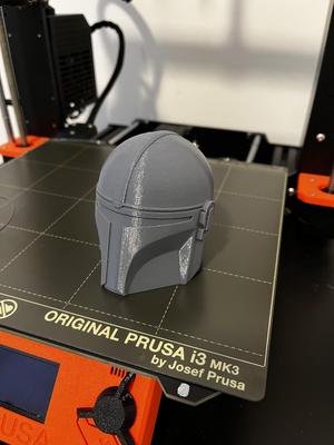 Mandalorian Helmet (Solid/Filled) 75mm