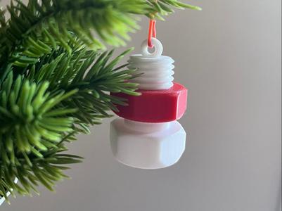 Bolt + Nut Tree Decoration