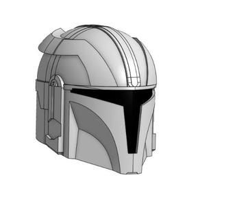 Custom Mandalorian Helmet.