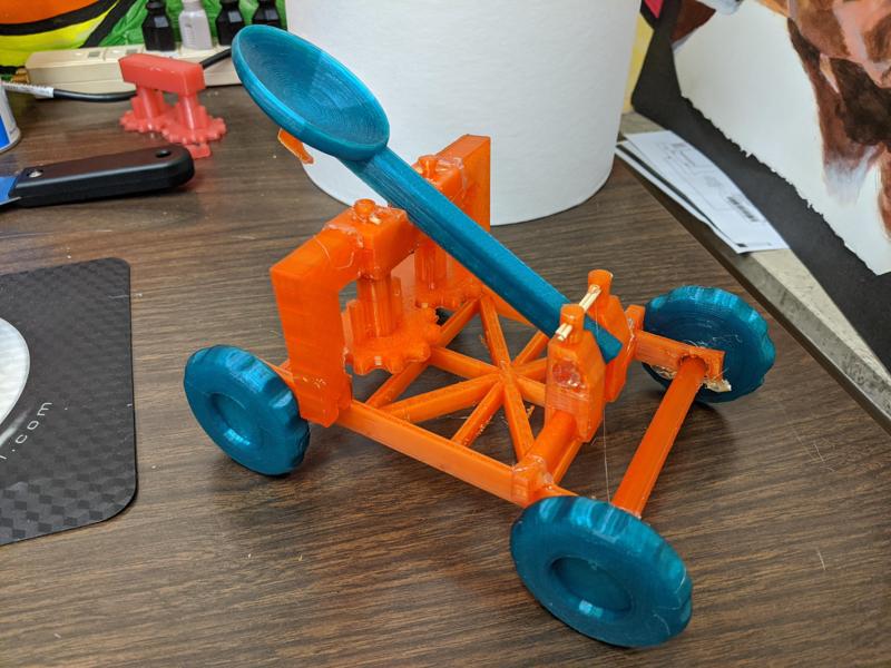 Super Amazing Rubber band Catapult!!