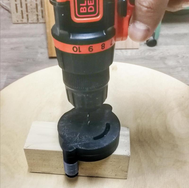 self-centering hole jig