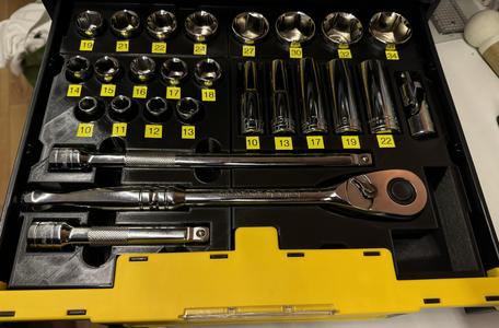 Dewalt TSTAK Drawers - Halfords Advanced 1/2" Socket Set Inlay