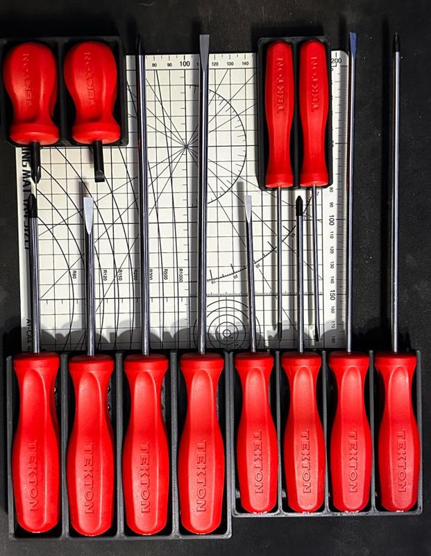 Tekton 12-Piece Hard Handle Screwdriver Holder