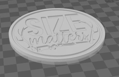 Size Matters Coaster