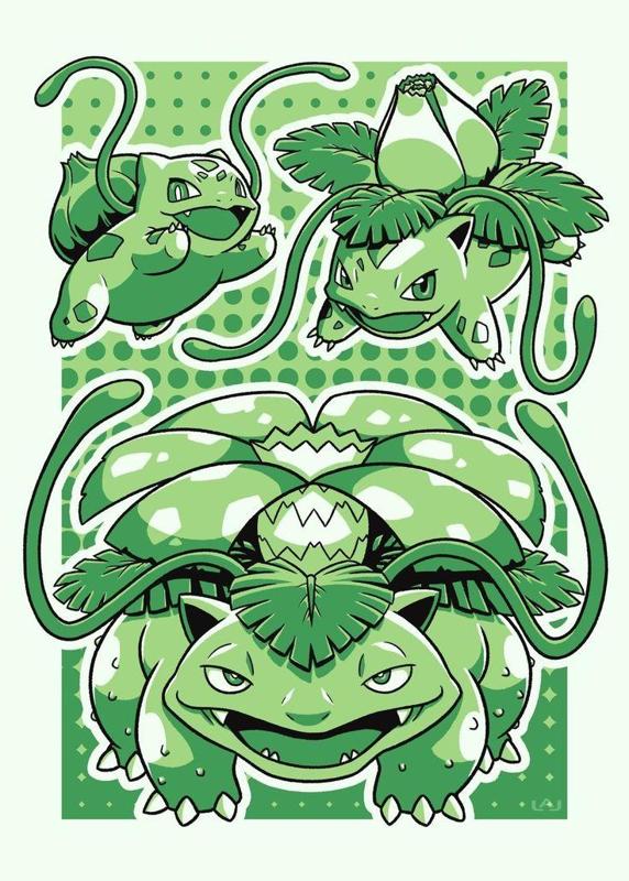Bulbasaur Evolution Hueforge