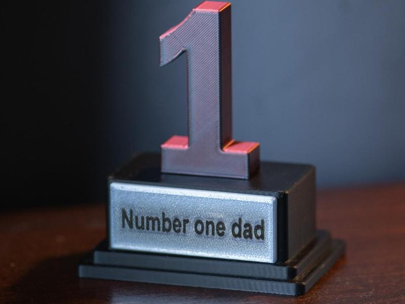 Fathers day trophy