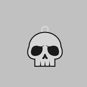 skull keychain 3