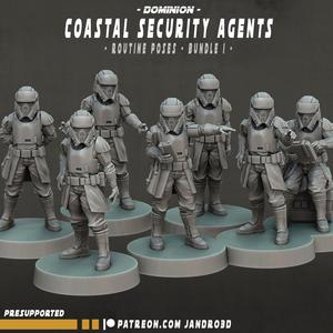 Coastal Security Agents -Rutine Poses
